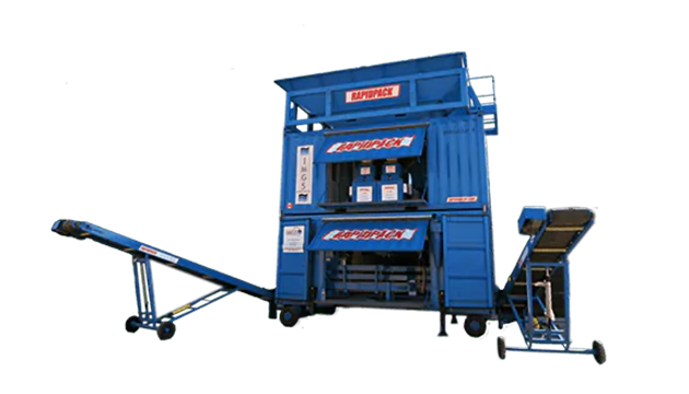 Rapidpack mobile bagging machine, providing portable packaging solutions